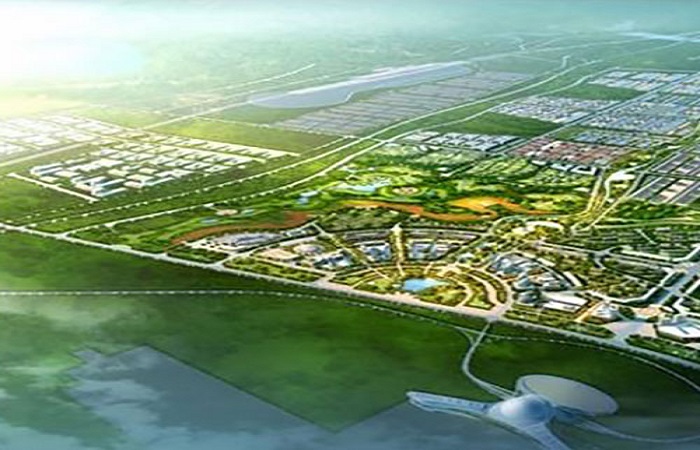 30 SQKM Akang Logistics Park in the City of Ordos 