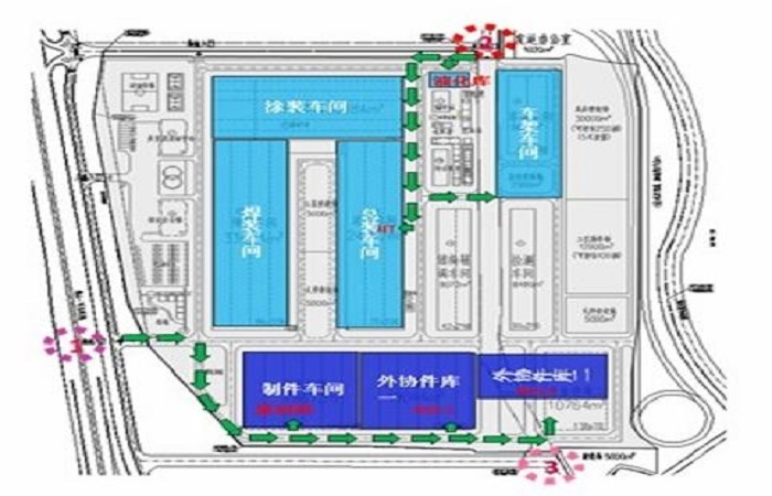 Foton Bus Factory Nanhai Logistics Planning Project
